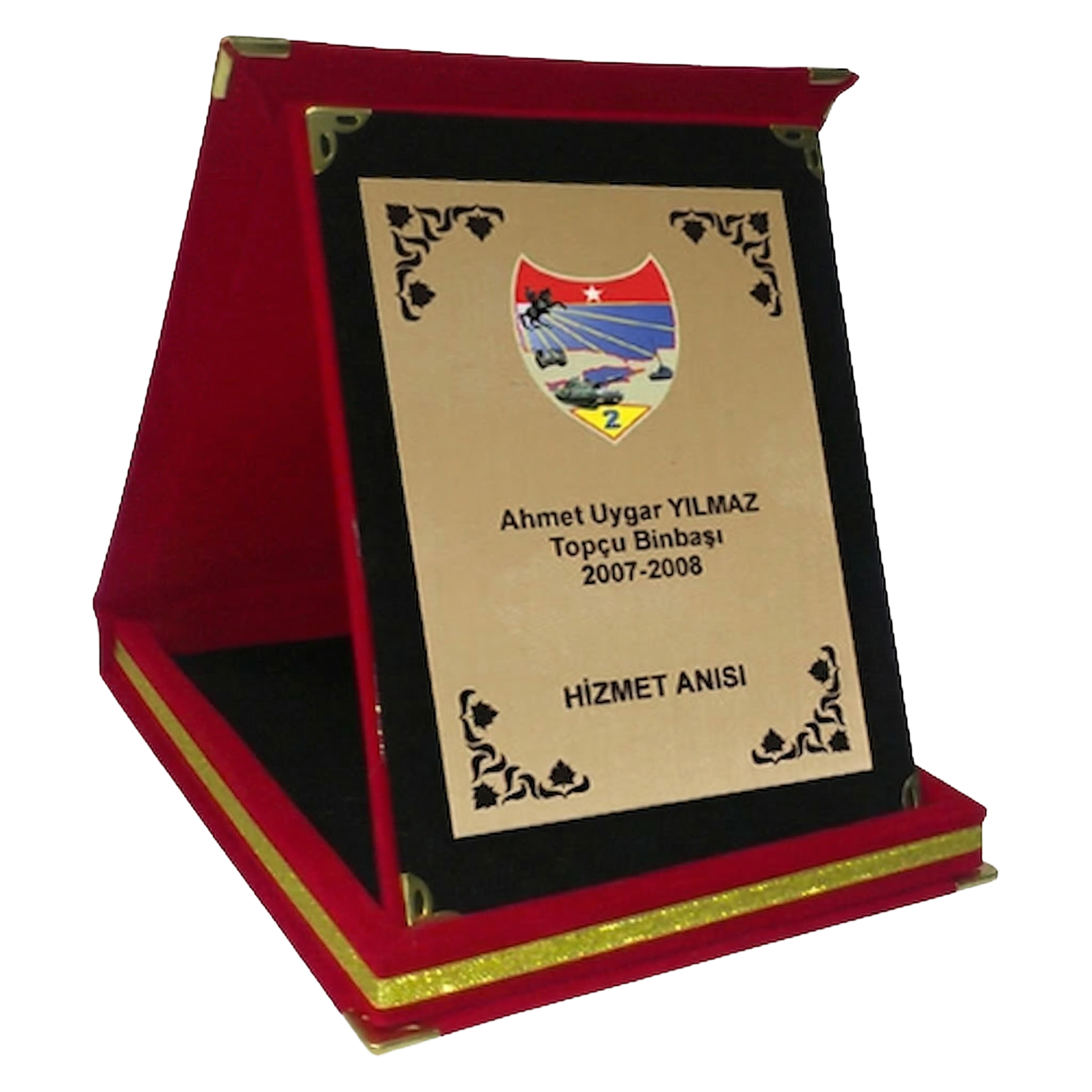 15x20 Kırmızı Plaket